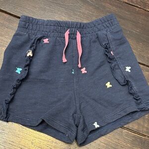 Splendid Navy Shorts with Multicolor Accents